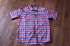 Forsyth of Canada Non-Iron Men's Short Sleeve Button-Down Shirt Size Large