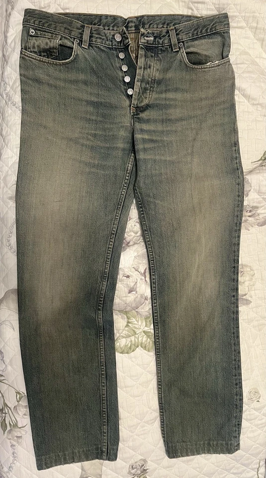 Jeans uomo Helmut Lang , Finitura “garage” Taglia 31 - Imagen 3 de 4