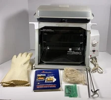 Ronco Compact SHOWTIME PLUS+ Rotisserie BBQ Oven 3000T White TESTED -Accessories