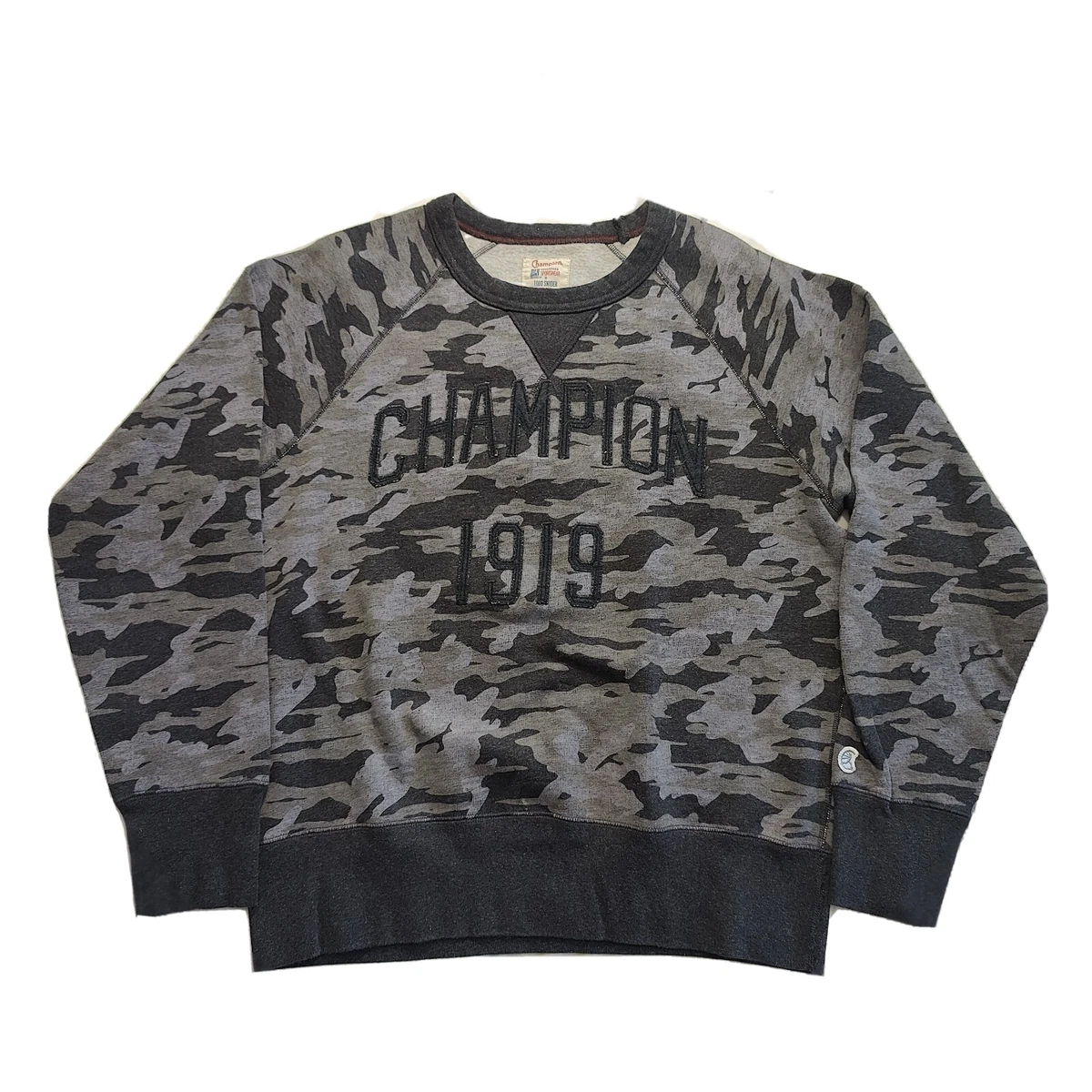 Camo champion cheap sweatshirt