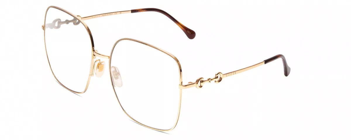 Gucci reading hot sale glasses gold