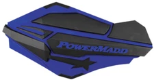 POWERMADD "SENTINEL" HANDGUARDS ATV UTV MX SNOWMOBILE BLUE/BLACK 34404