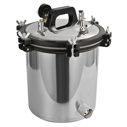 18L Sterilisatoren Autoklav Portable Pressure Steam Sterilizer Autoclave DE - Bild 10 von 18