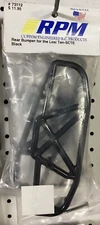 Rpm #73112 Rear Bumper For Losi Ten-scte Black