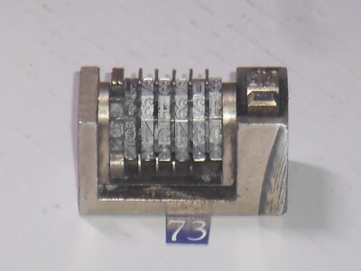 SUNUM | letterpress numbering machine | 73