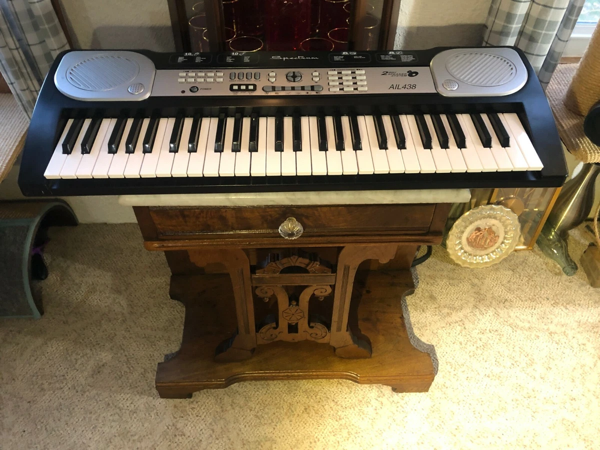 Digital Piano Keyboard Spectrum AIL 438 Computerized Dual Speaker