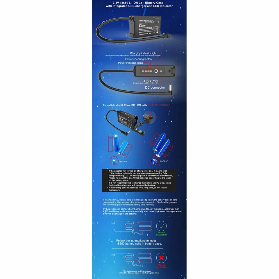 Eachine EV200D 1280*720 5.8G 72CH True Diversity RC Camera Drone VR FPV Goggles - Image 3 of 4