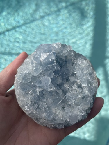 Genuine Celestite Crystal Cluster - Picture 3 of 24