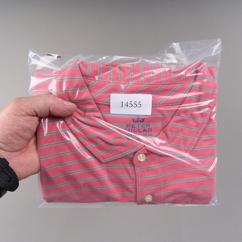 Peter Millar Polo Shirt XL Red Cotton Stretch Golf Mountainside Collection - Picture 10 of 10