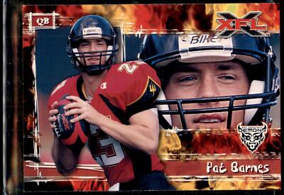 Pat Barnes #P6 2001 Topps XFL Promos