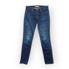 J Brand The Deal Jeans Women's 29 Inseam 32 Slim Blue Ankle Zipper Made In USA