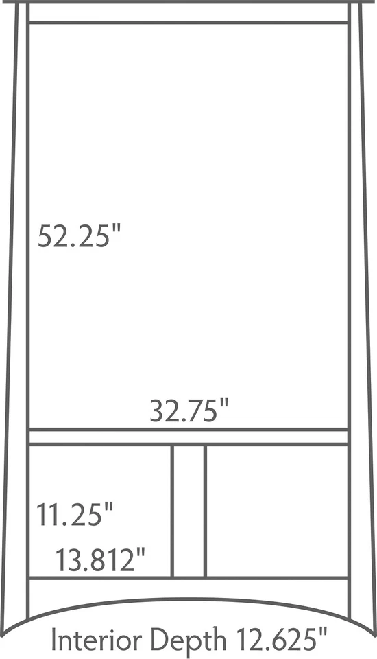 Librería Amish Mission Artes y Manualidades Puertas de Vidrio Madera Maciza Iluminada McCoy Foto 2 de 2