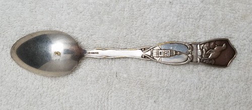 VINTAGE ALASKA A-1 SILVERPLATE GOLD MINER SOUVENIR SPOON - Picture 3 of 7