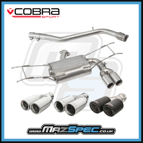 Cobra Sport Mazda MX-5 MK4 Cat Back Exhaust (Non Res) ND RF (15-24) YTP16 Tip - Picture 7 of 13