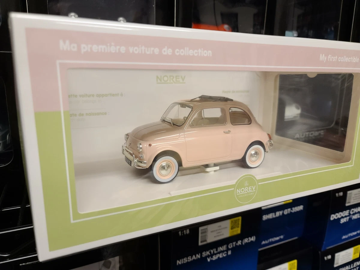 NOREV 1/18 Fiat Nuova 500 – Noire – LE815 – Collection