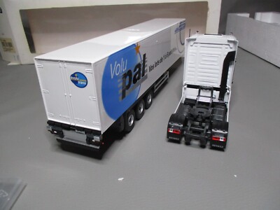 Miniature Eligor 1/43, Renault Magnum 2008 Avec Remorque Fourgon Volupal, Réf 114353