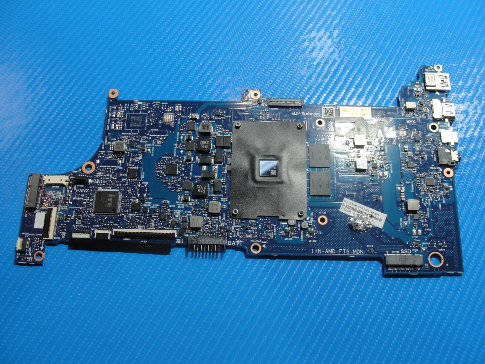 HP 17.3” 17-cp2033dx AMD Ryzen 3 7320U 2.4GHz 8GB Motherboard N25148-601