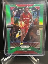 2020 Panini Prizm WNBA - Green Prizm #76 Jackie Young