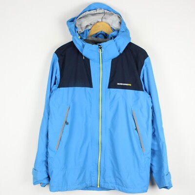 DIDRIKSONS STORM SYSTEM Men's Jacket Size M Waterproof Breathable Blue s8999