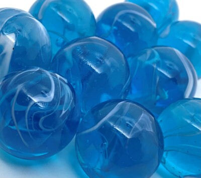 Bulk Bag 25mm Stingray Pk 50 Shooter Glass Marbles 1