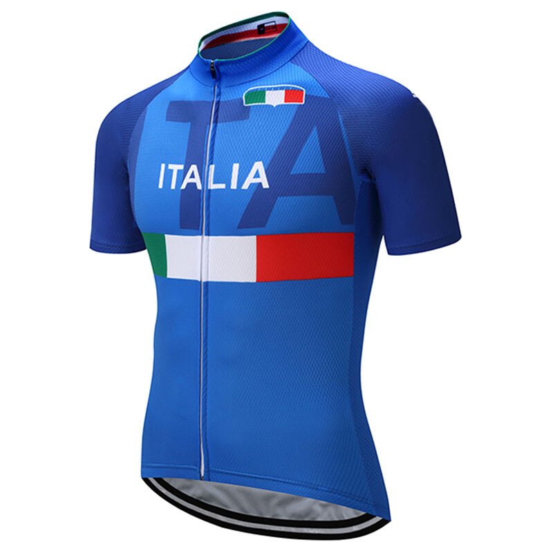 Short Cycling Jersey Italia Bicycle Shirt Bike Bib Ride Clothes Italy Top  Wear