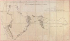 14" x 24" 1845 Map Of An Exploring Expedition To Rocky Mountains & To Oregon