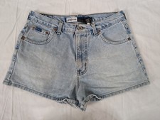 Vintage Y2K Light Wash High Rise Mom Shorts Women's 9/10 30x3 S4W
