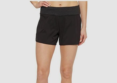 Black Zendo Athletic Shorts UPF 50 