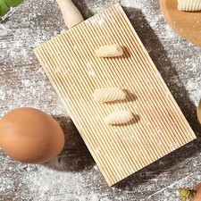 Italian Fantes Gnocchi Board Wood Kitchen Baking Tool Pasta Maker Profession sh