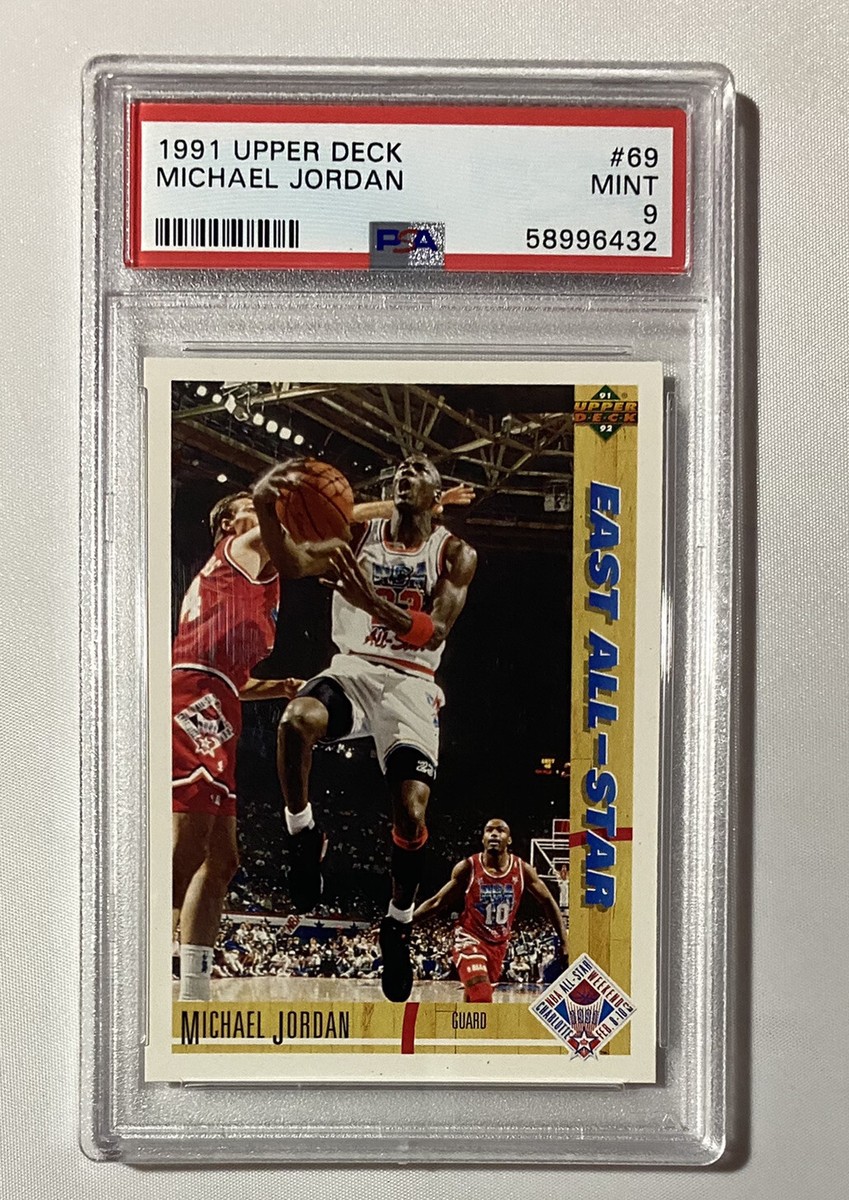 1991 Upper Deck #69 All-Star Michael Jordan ~ PSA 9 MINT ~ Chicago