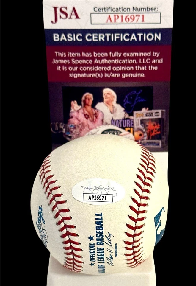 JOE TORRE AUTOGRAPHED SIGNED OMLB BASEBALL JSA CERTIFIED HOF 14 YANKEES - Image 2 of 3