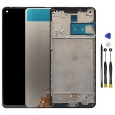 For Samsung Galaxy A21S A217 A217M/DS LCD Display Touch Screen Digitizer Frame