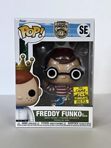 2023 Funko POP! Camp Fundays Freddy Funko as Waldo SE LE 850 SDCC w/protector