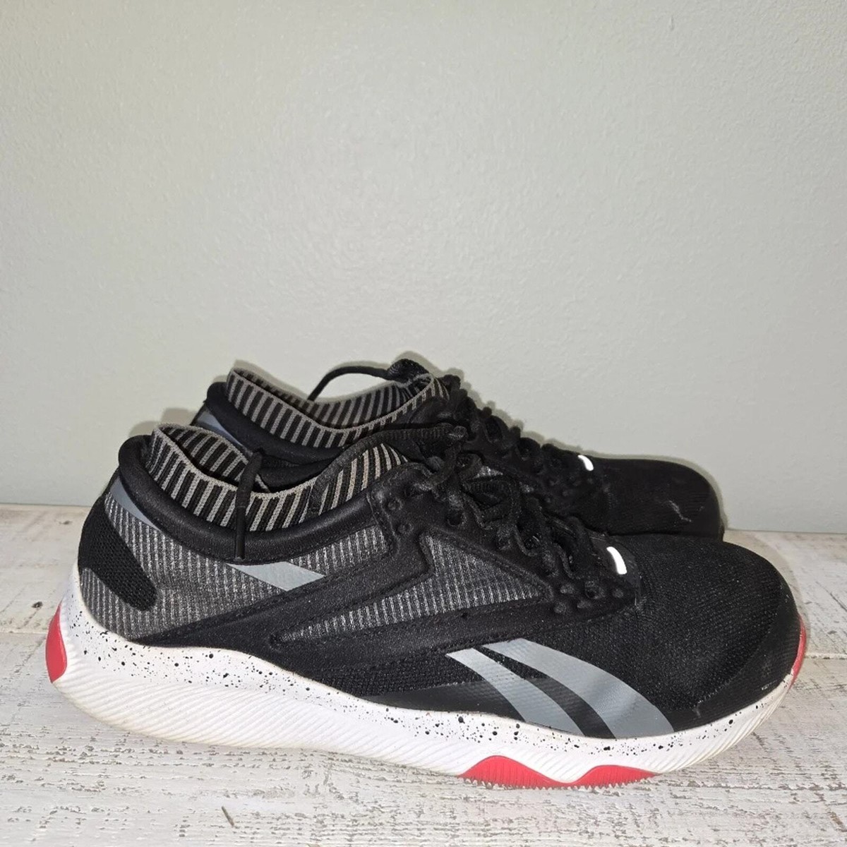 Reebok Black and Gray HIIT TR Work Shoes Reebok HIIT TR Composite Toe Athletic Work Shoe Size 8W  main image 3