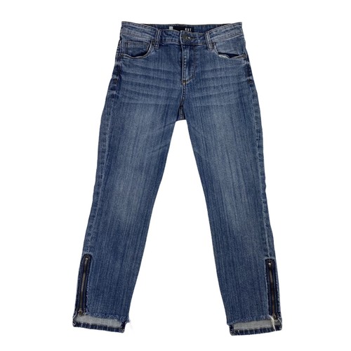 CLOTH Reese Ankle Straight Leg Raw Step 