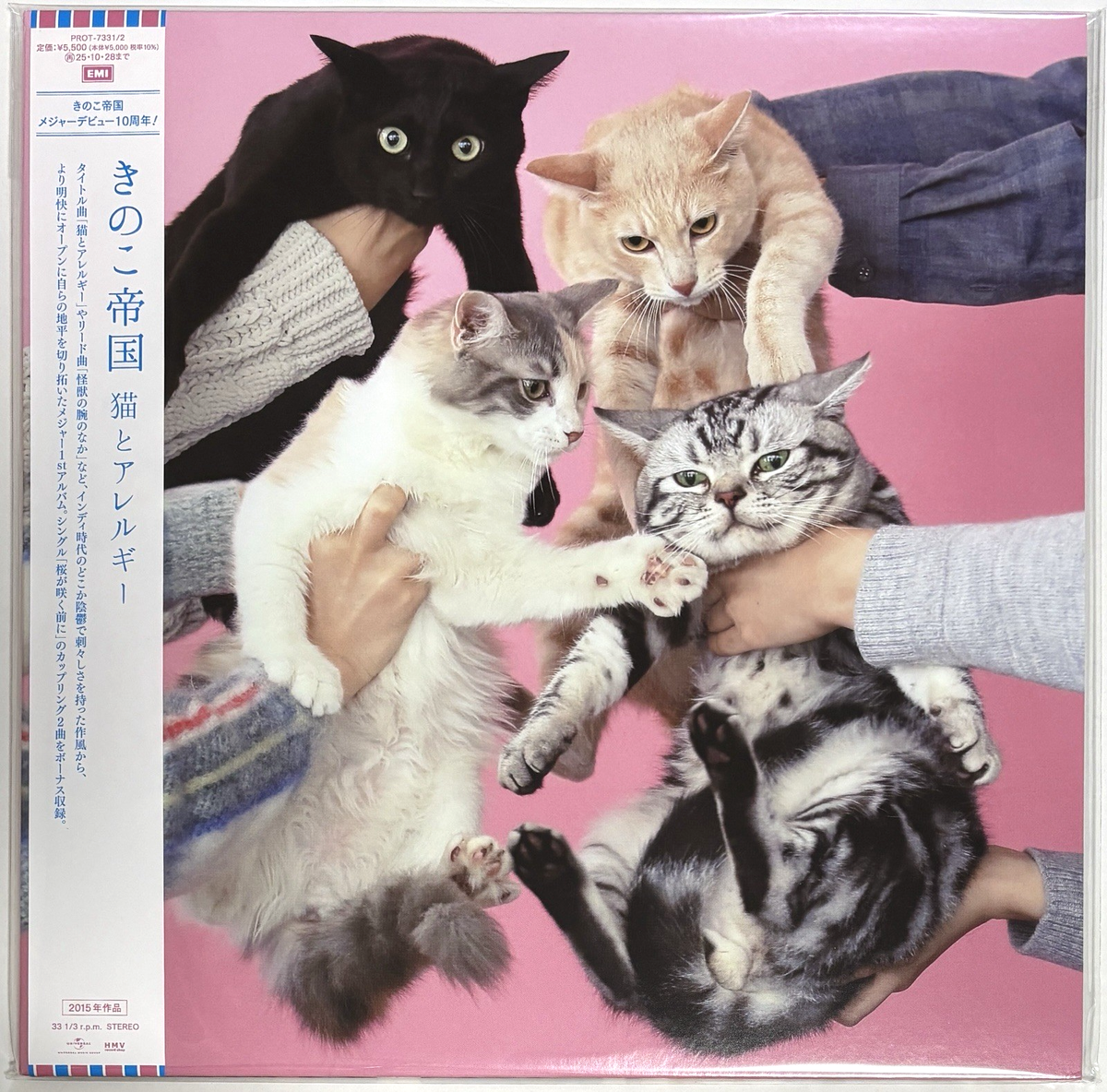 Kinoko Teikoku / Neko to Allergy 2015 Vinyl LP 2LP Japan | eBay