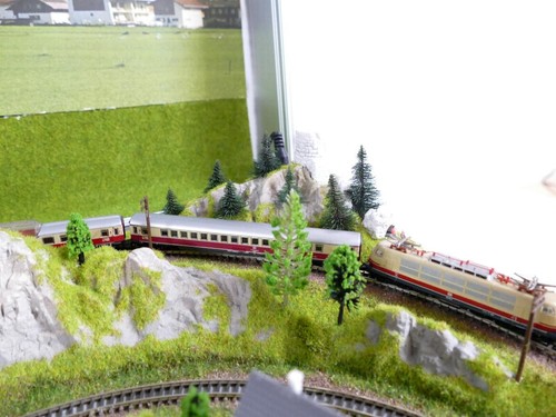 🇩🇪 Märklin mini club Spur Z..Noch Kofferanlage "Tessin" mit 2 Zügen - Bild 8 von 19