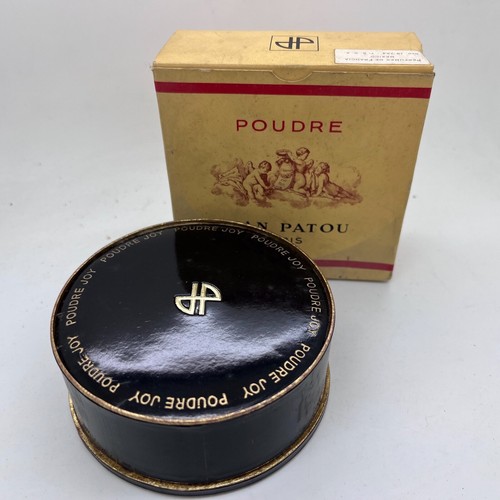 Vintage 50er Jahre Jean Patou Joy Gesichtspuder Poudre "peche"
