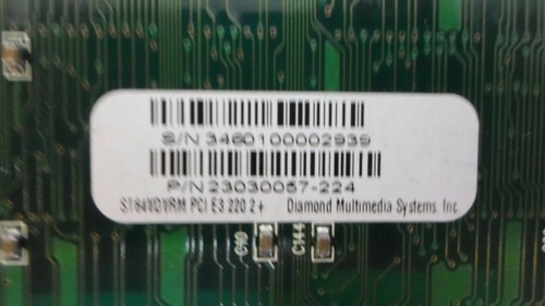 Diamond PCI Video Card 23030057-224 ST64VDVRM PCI E3 220 2+ S3 1BJE3 - Picture 4 of 6