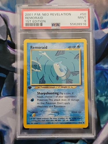 Remoraid (1st Edition) graded PSA 9 for sale on eBay