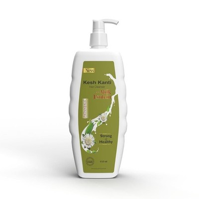 Patanjali Kesh Kanti Hair Cleanser Milk Protien Shampoo - 650ml