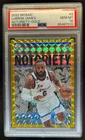 2022-23 Panini Mosaic LeBron James Notoriety Mosaic Gold #/10 Lakers PSA 10