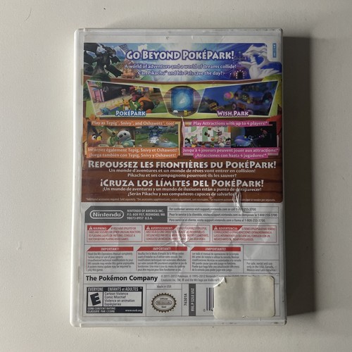 PokePark 2 Wonders Beyond (Nintendo Wii) Complete w/ Manual CIB. Tested Works! - Picture 2 of 8