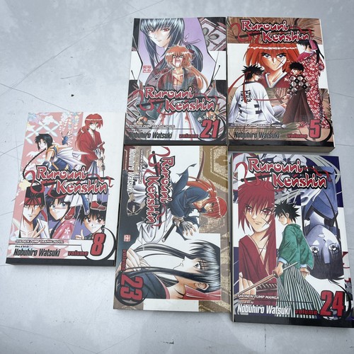 Rurouni Kenshin English Manga InComplete Set Vol. 5, 8, 21, 23 & 24 - Bild 2 von 3