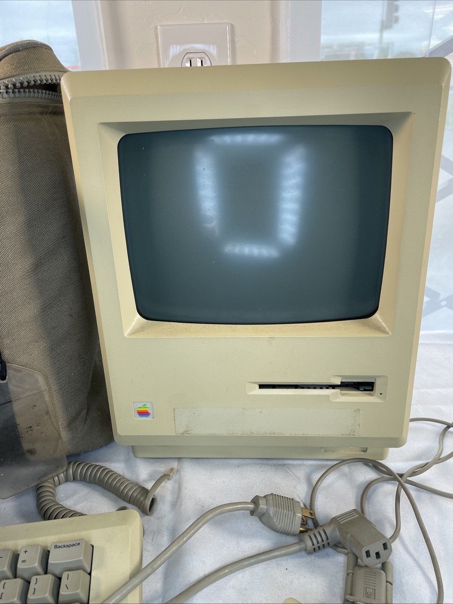 Apple Macintosh 512K Vintage Computer With Original Keyboard