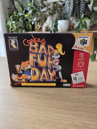 Conkers Bad Fur Day -  Nintendo 64 - N64 -  AUS PAL - Very Good Condition