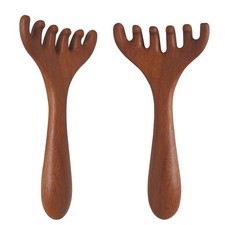 iunxkmi Head Massager Scalp 2 Pack, Protable Scratcher for Wood