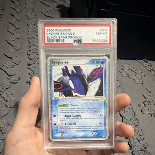 Pokemon Kyogre ex 037 PSA 8 Holo Promo EX Nintendo English Pokemon TCG Card