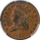Photo of a 1826-P Half Cent from an eBay listing that sold on Jun 30, 2026
