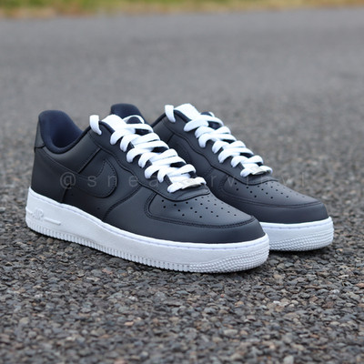 Customized Air Force 1 Low Navy Blue  Sneaker Custom NWT